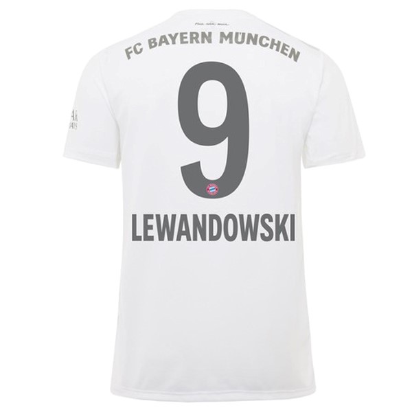 Camiseta Bayern Munich NO.9 Lewandowski Segunda equipo 2019-20 Blanco